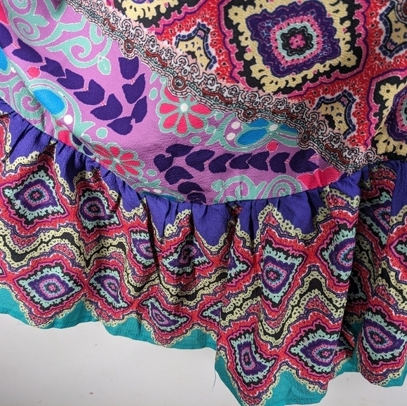 Umgee Boho Printed Kimono Sz S/M - Picture 6 of 8